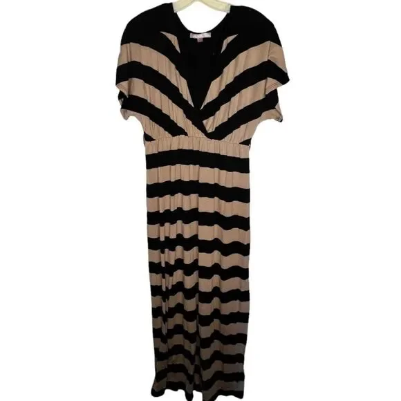 Romeo &‎ Juliet Couture Striped Maxi Dress