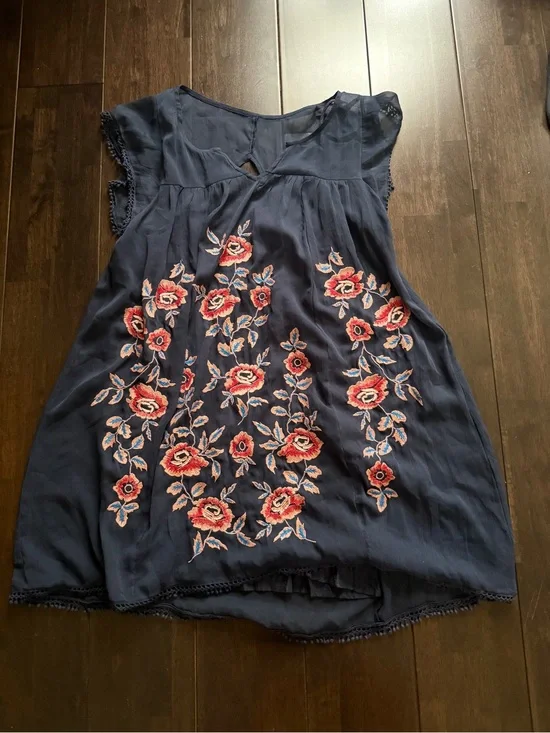 Abercrombie embroidered mini dress