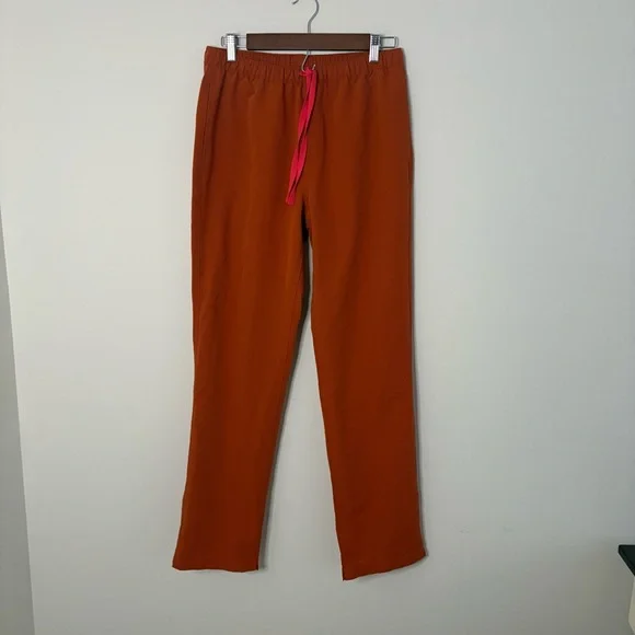 Figs Technical Collection Adult Small Orange Scrub Pants Bottoms