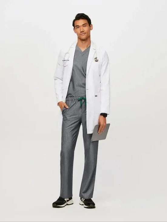 Figs Pisco Straight-Leg Scrub Trouser Pant Nurse XXL Graphite Work Wear