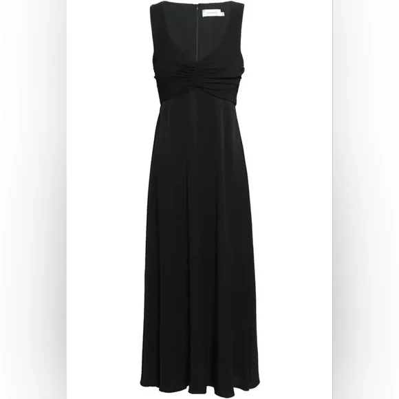 Zimmermann Ruched twill midi dress