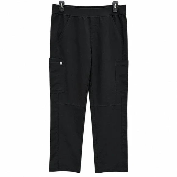 FIGS Mens Large Axim Cargo Scrub Pants Black Technical Collection PO 3306