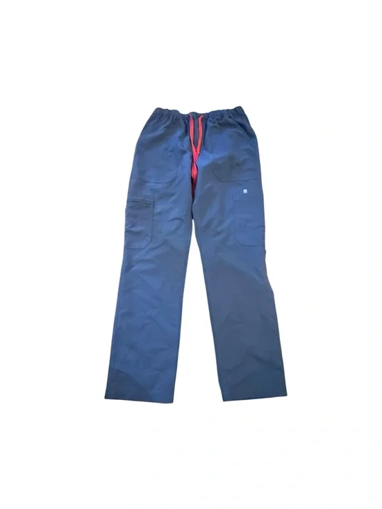 Figs Men's Navy Sweatpants with Pink Drawstring