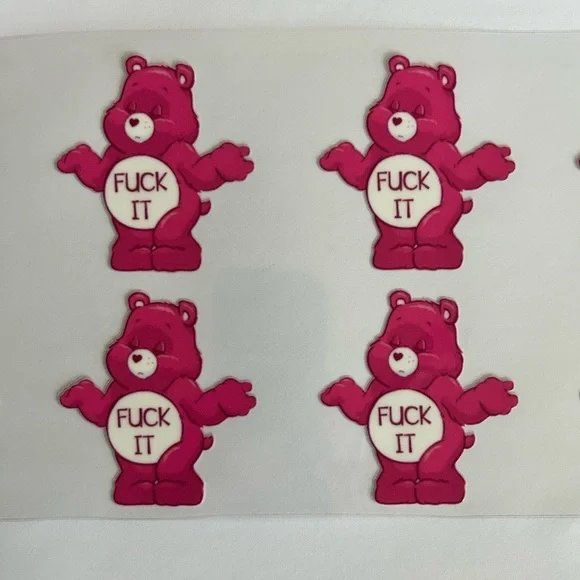Swear Bears F*ck It Cup Decal 147