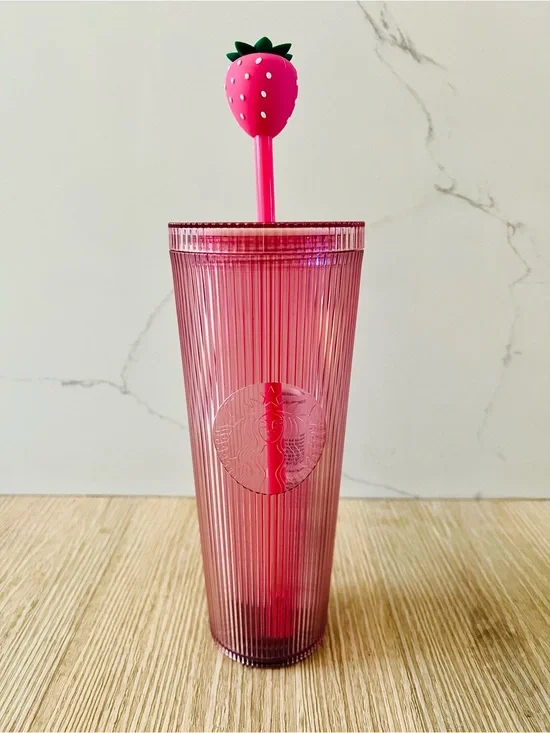 Starbucks Pink Collection Strawberry Cold Cup Tumbler