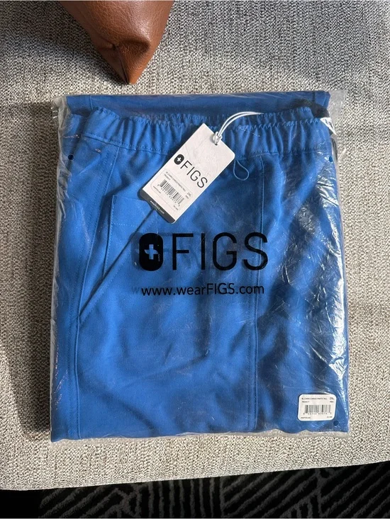 Figs Blue Cargo Scrub Pants (Men, 2XL, Tall, NEW)