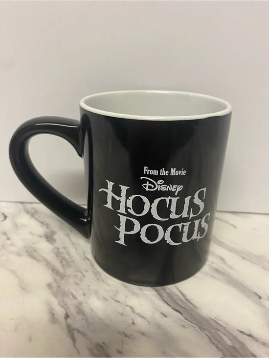 Disney Hocus Pocus Black and White Ceramic Mug