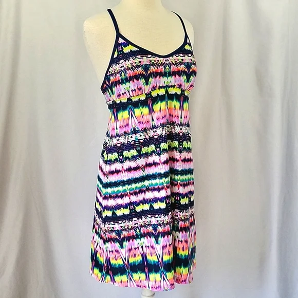 Athleta Racerback Tie Dye Athleisure Sundress Size Medium