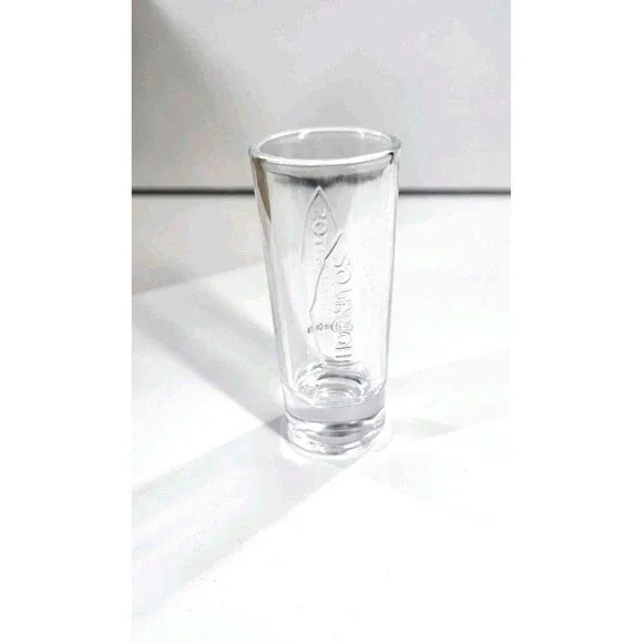 NIB 12 Pack Hornitos Tall Tequila Shoptwr Shot Glasses Embossed With Logo  Clear