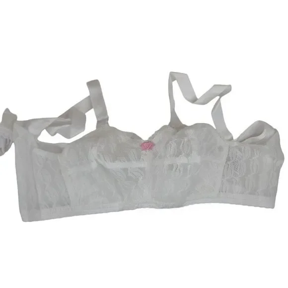 Ardyss Angel Bra White Size 30CC NEW Lot of 2 Wireless Comfort 4 Hooks