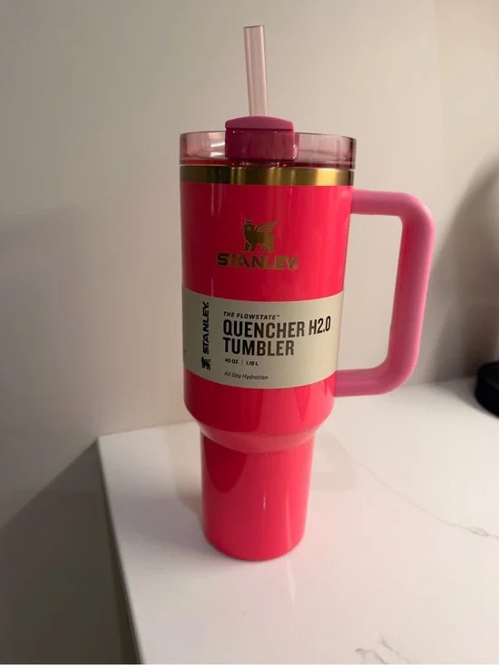 40z Stanley Tumbler:  Pink Parade