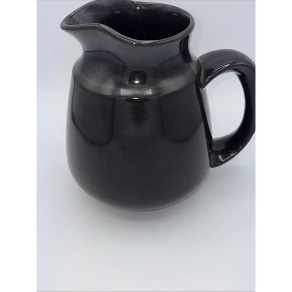 Vintage Franciscan Madeira Pitcher 32 oz Brown Green Earthenware Stoneware 7