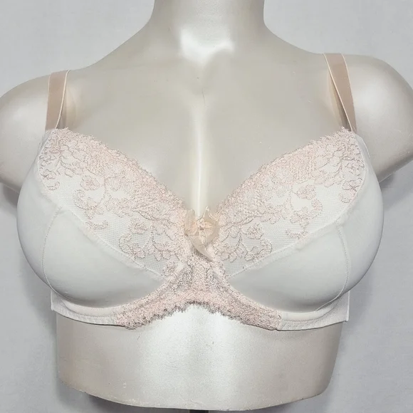 32D Affinitas Parfait Melissa 8201‎ Balconette Molded Bra Ivory NWT