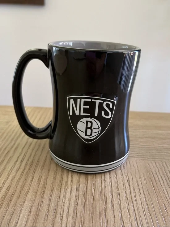 Brooklyn Nets Ceramic Relief Mug