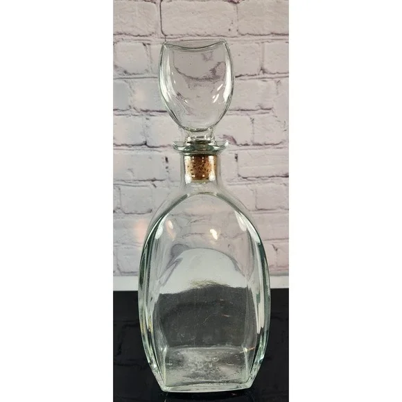 Prohibition Era Clear Vintage Liquor Decanter History