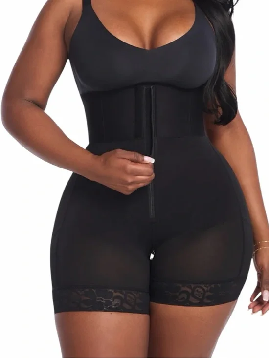 She's Waisted Black High-Waist Shaping Shorts XXL