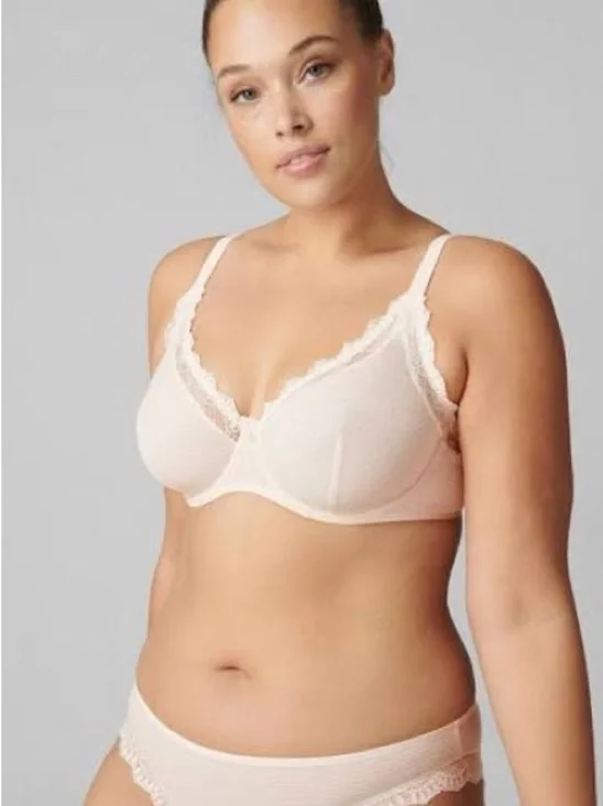 Simone Perele Candide Underwire Plunge Bra 36D with matching thong