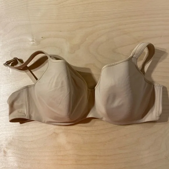 Cacique Lightly Lined Balconette Women's Tan Underwire Bra 46 B (PQ)
