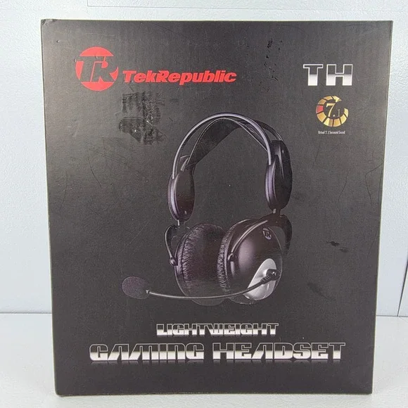 TekRepublic TH Lightweight Gaming‎ Headset Virtual 7.1 Surround Sound USB