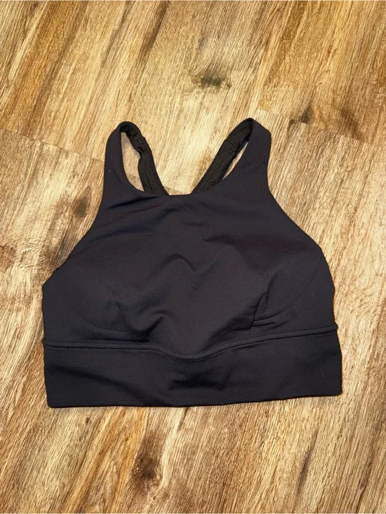 lululemon athletica Black High neck sports bra size 8