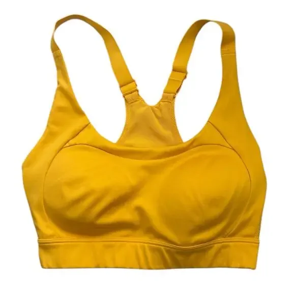 Gymshark Yellow Sports Bra XS