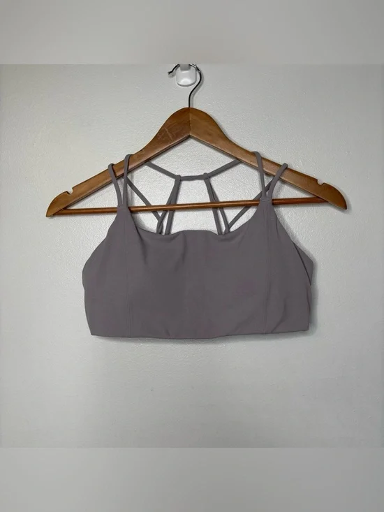 Athleta Purple Strappy Sports Bra Sz Medium