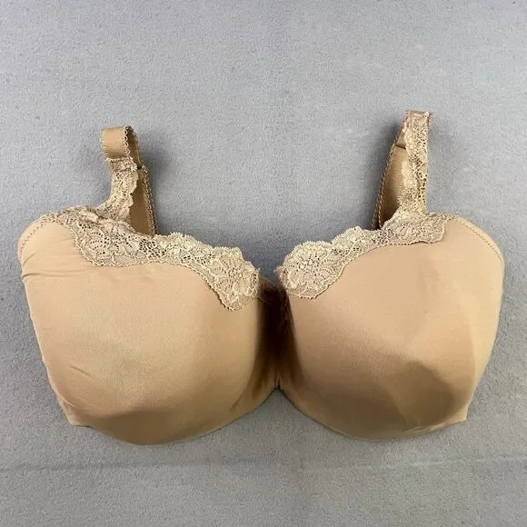 Le Mystere Women's Lace Tisha Bra Size 40G Nude Full Figure Support Underwire