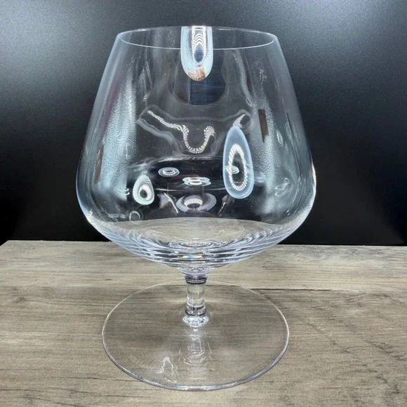 Williams‎ Sonoma Brandy Snifter Clear Glass Cognac Stemware Cup 5 Inch Tall