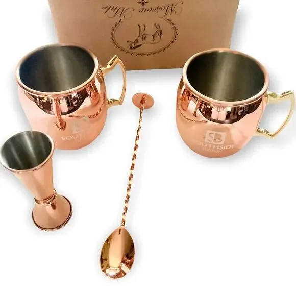New in Box Moscow Mule Gift Set Southside Bank