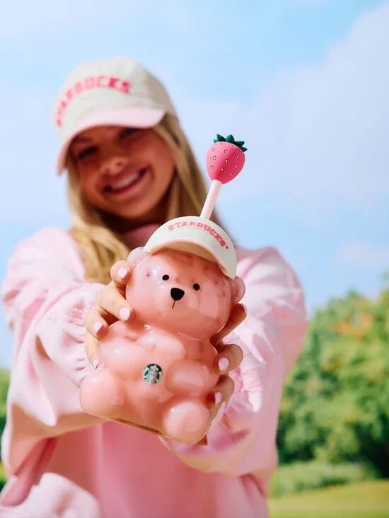 Starbucks Pink Bearista cup