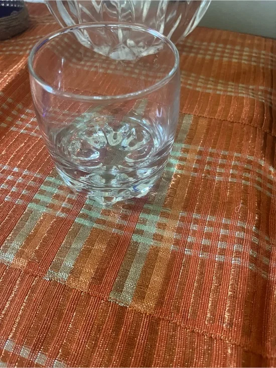 Clear Whiskey Glass  - Classic Dining Glass in Transparent Clear