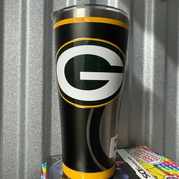 Tervis NFL Green Bay Packers Hype Stripes 30oz Stainless Steel Tumbler Cup Lid