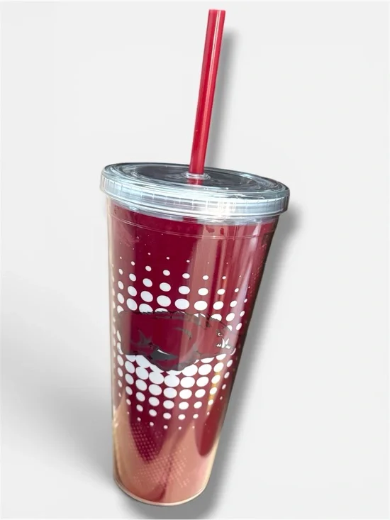 -Set of 2-NCAA Arkansas Razorbacks 22oz Tumblers