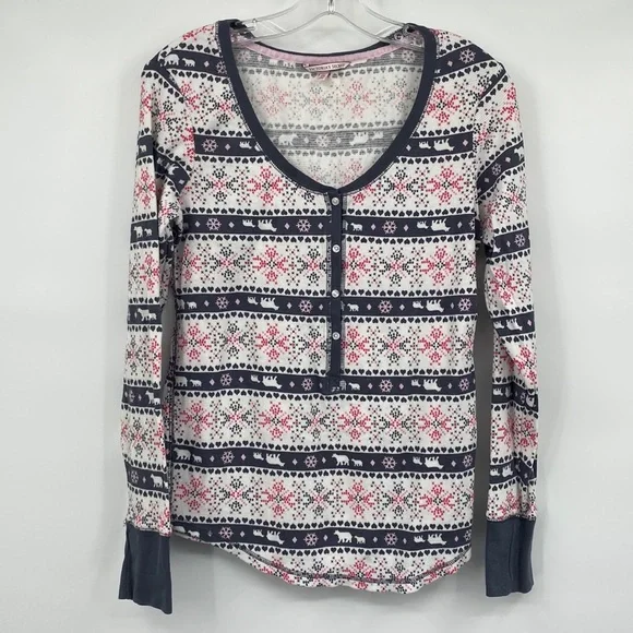 Victoria’s Secret Polar Bear Thermal Pajama Top