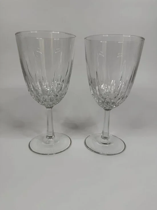 Crystal d'Arques Durand Diamante Water Goblet, 6.75