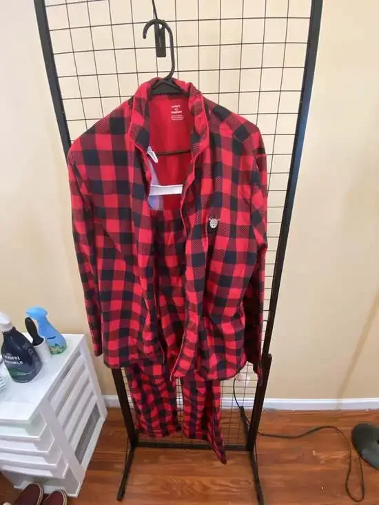 Carter's Buffalo Plaid Button-Down Pajama Set