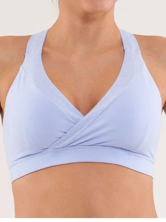 Lululemon Deep Breath Bra (First Release) Lavender Dusk/ Heathered Lavender Dusk