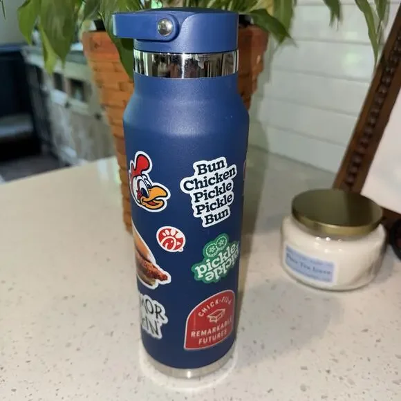 h2go Chick-Fil-A Branded Insulated Water Bottle Stainless Steel