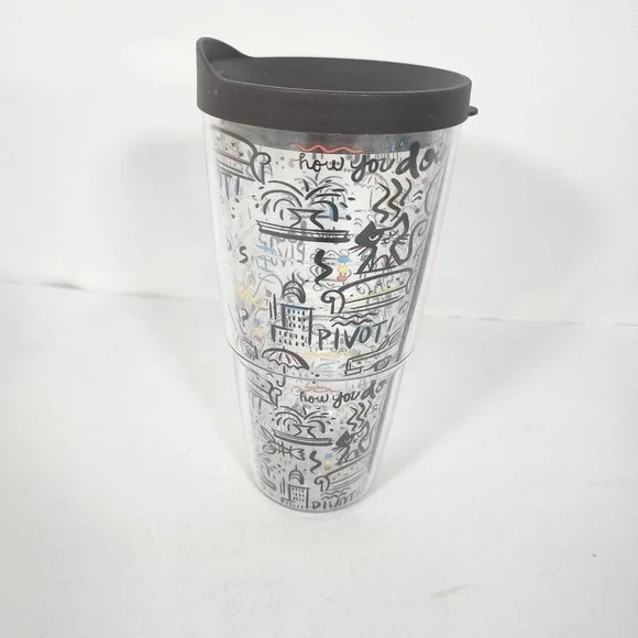 Tervis Friends TV Show 24oz Tumbler Travel Mug How You Doin Pivot w/Lid