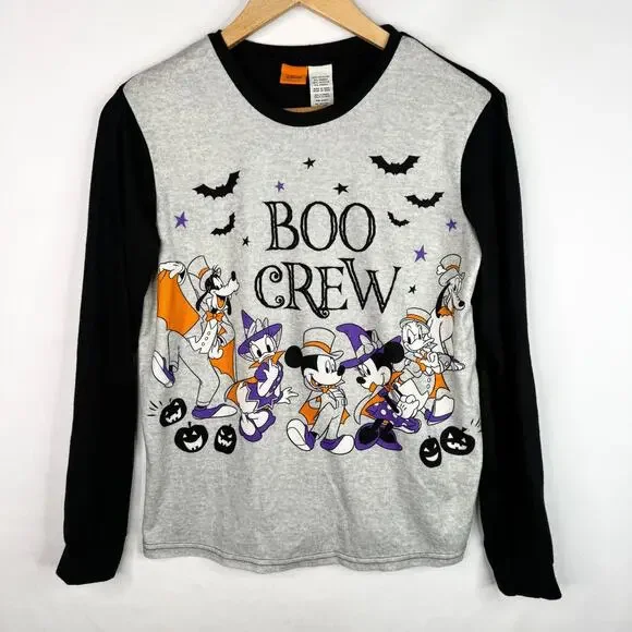 Disney Boo Crew Halloween Pajama Top XS