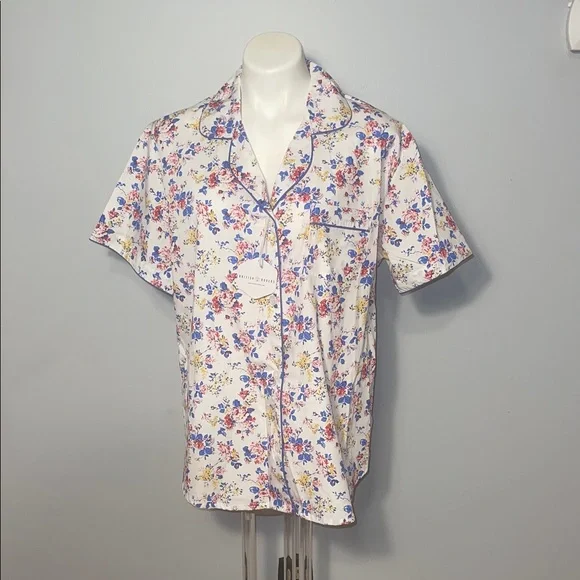 British Boxers Knockout Nightwear ladies NWT Pajama top. 100% cotton.  XXL