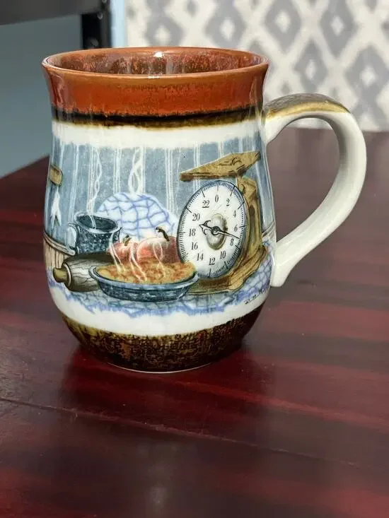 VTG Otagiri Coffee Mug Autumn Harvest Ruth Pengal Bake Apple Pie