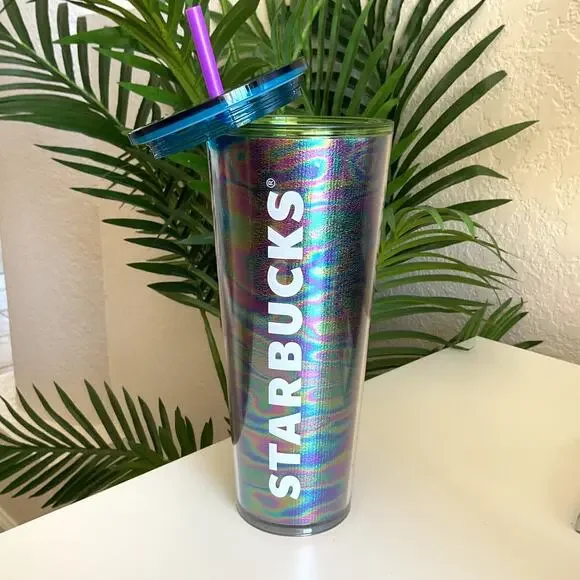 Starbucks Limited Edition Oil Slick Discontinued Tumbler from 2023