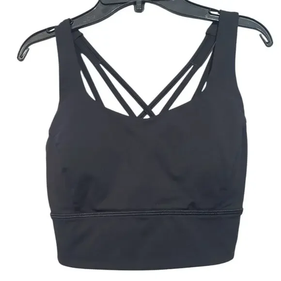 lululemon athletica Black Strappy Sports Bra