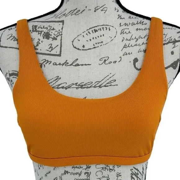 ‎Athleta Sports Bra Orange Small