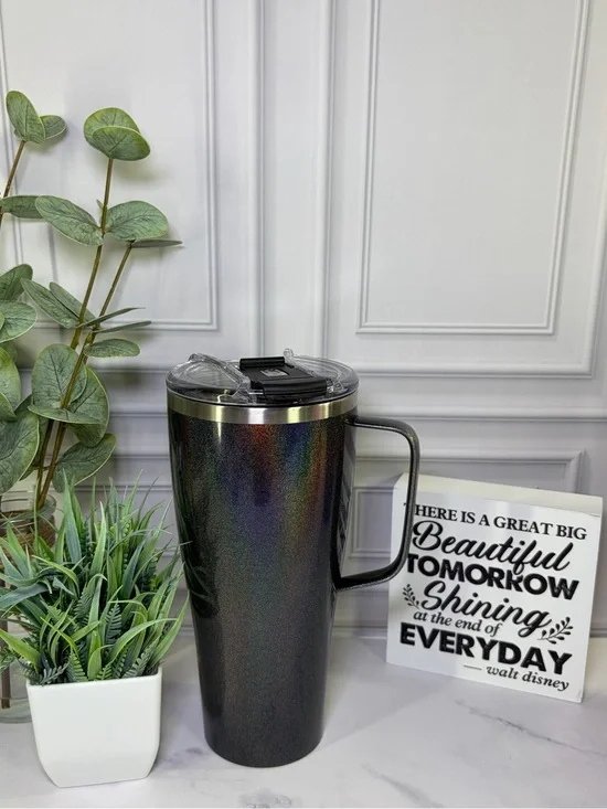 Brumate Glitter Charcoal Toddy XL 32oz USED