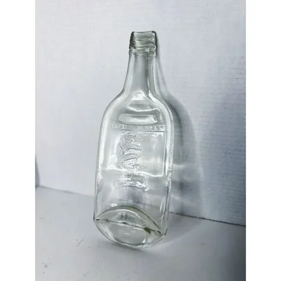 Clear Green‎ Glass Pirate Upcycled Wine Bottle Serving Tray, spoon rest