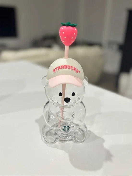 Starbucks GLASS BEARIST COLD CUP – PINK EDITION 💕