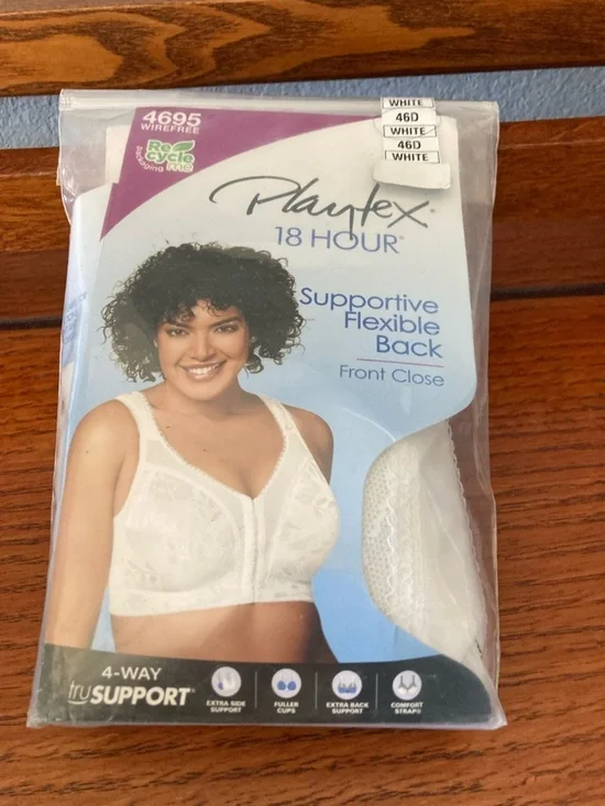Playtex 18 hour Bra 4695 Size 46D New in Package