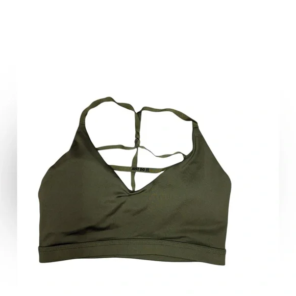Nike Deep Green Strappy Sports‎ Bra size medium